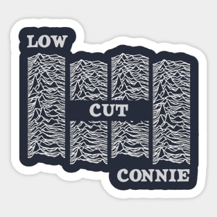 low cut connie Sticker